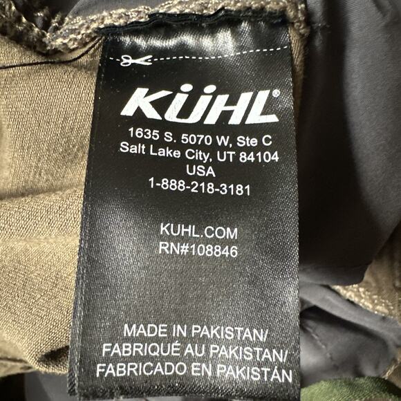 Kuhl Cargo Pants Womens 12 Reg Olive Green Kultivatr Kargo Crop Relaxed Outdoor - Picture 4 of 6